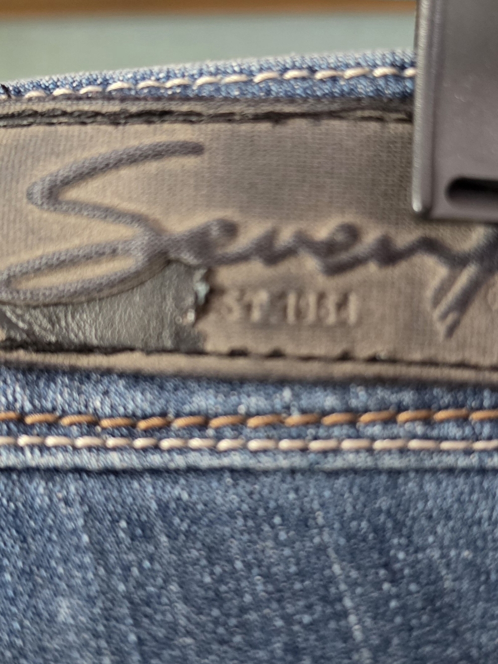 Seven7 Classic Medium Wash Bootcut Blue Jeans Size 18W Good Condition - Picture 5 of 13